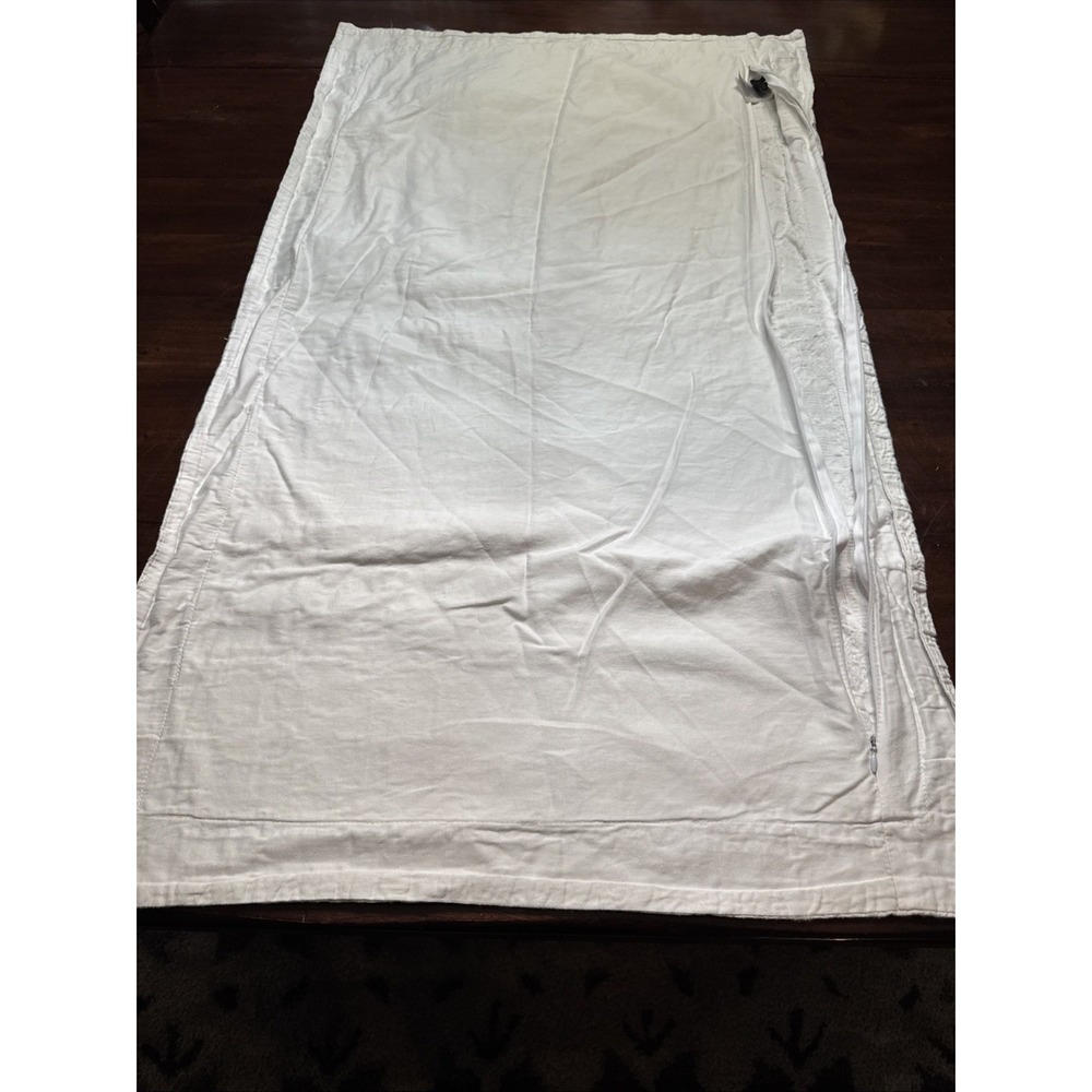 Ralph Lauren Pillow Sham KING Size Sascha Textured Medallion White - Picture 7 of 9